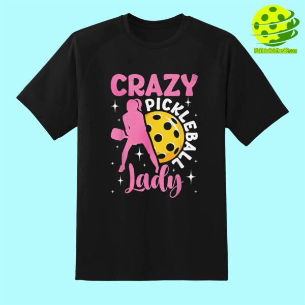 Crazy Pickleball Lady Shirt