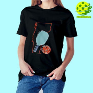 Female Model Vermont Pickleball Shirt