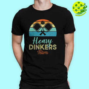 Male Model Heavy Dinkers Pickleball Team Shirt