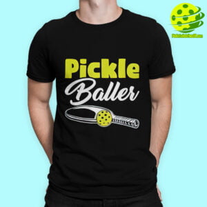 Male Model Pickle Baller Paddleball Game Shirt