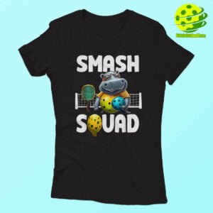 Smash Squad Groovy Pickleball Shirt Woman